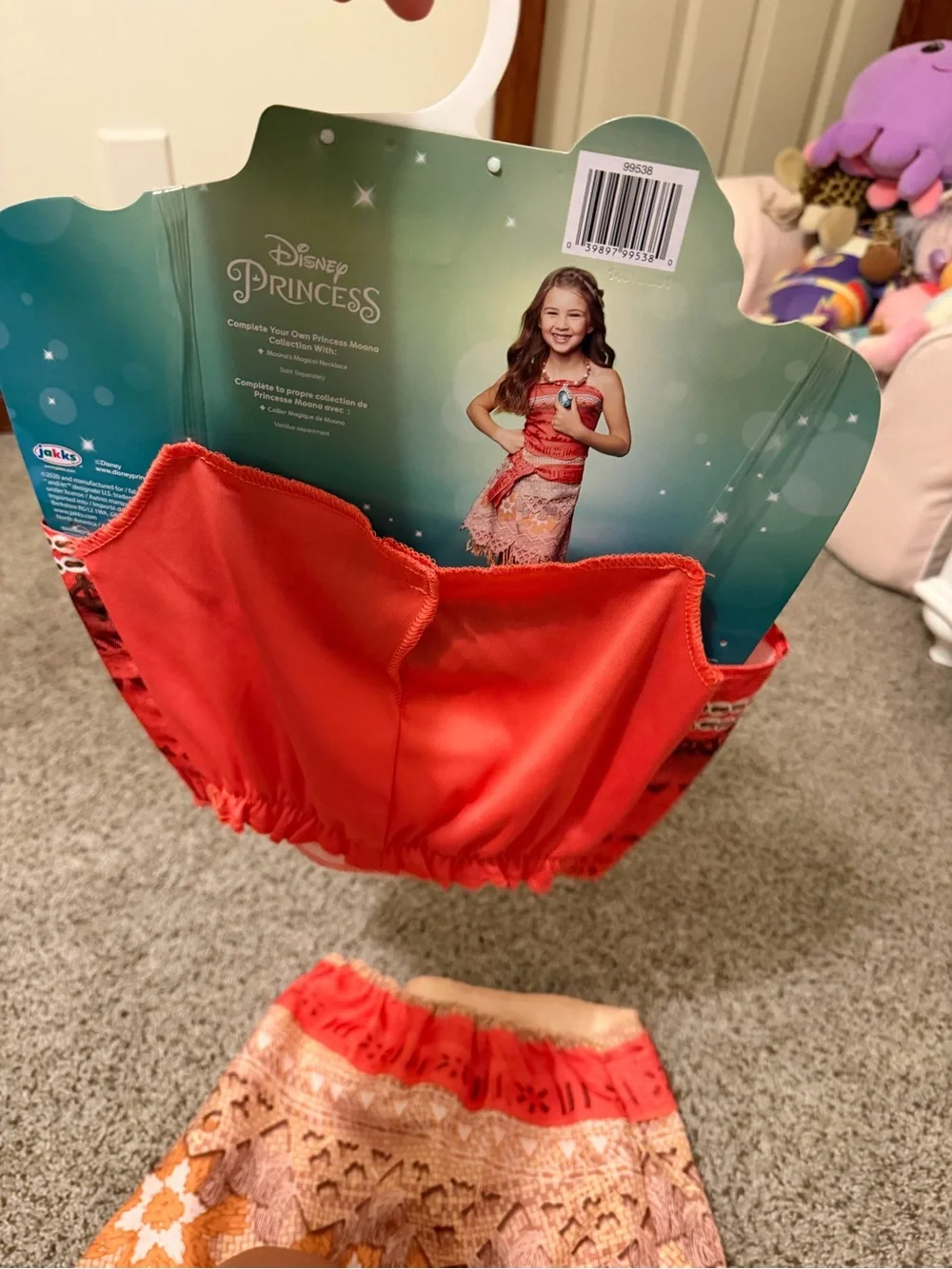 Disney Moana Costume NWT